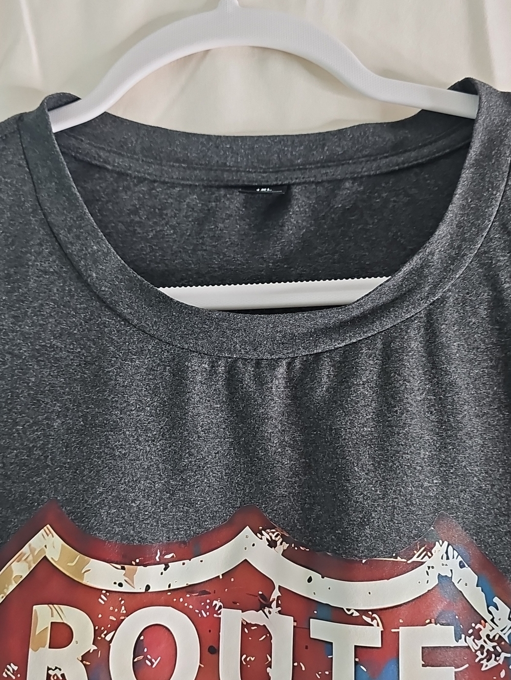 Long Sleeve Route 66 Graphic Tee - Black - Picture 3 of 5
